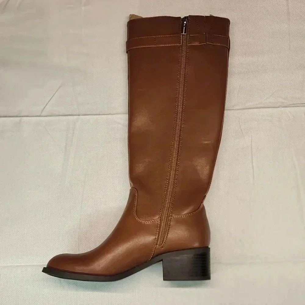 Tommy Hilfiger Dezy knee high boot women size 6 M brown nwob - Picture 3 of 10